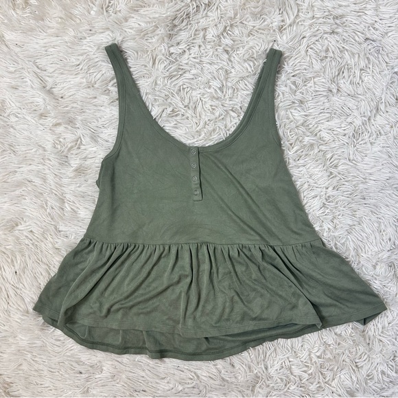 ◾️Lucky Brand Sandwash Rib Henley Tank - Picture 4 of 12